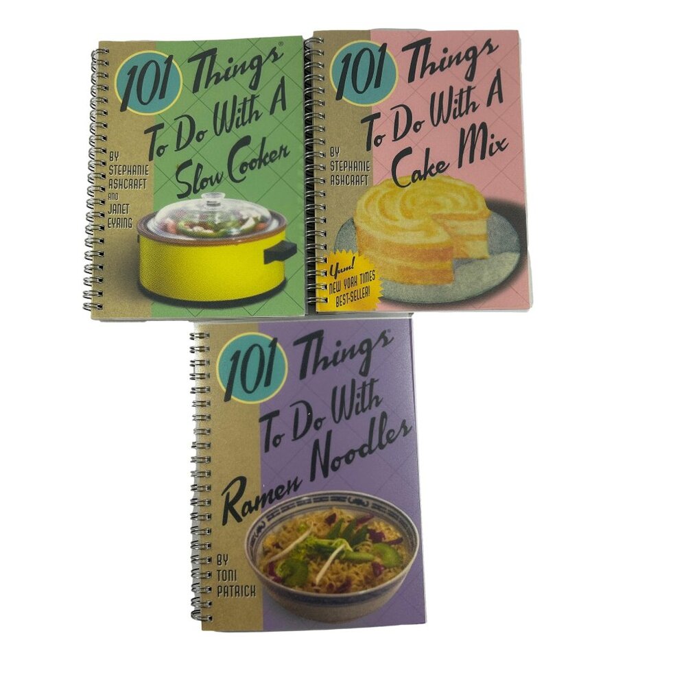 101 Things To Do With A Slow Cooker Cake Mix Ramen Noodles Cookbook Lot Recipes
